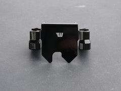 Wunderkind Handlebar riser 30 mm with cover steering head, Black shiny coated | 106743-F26