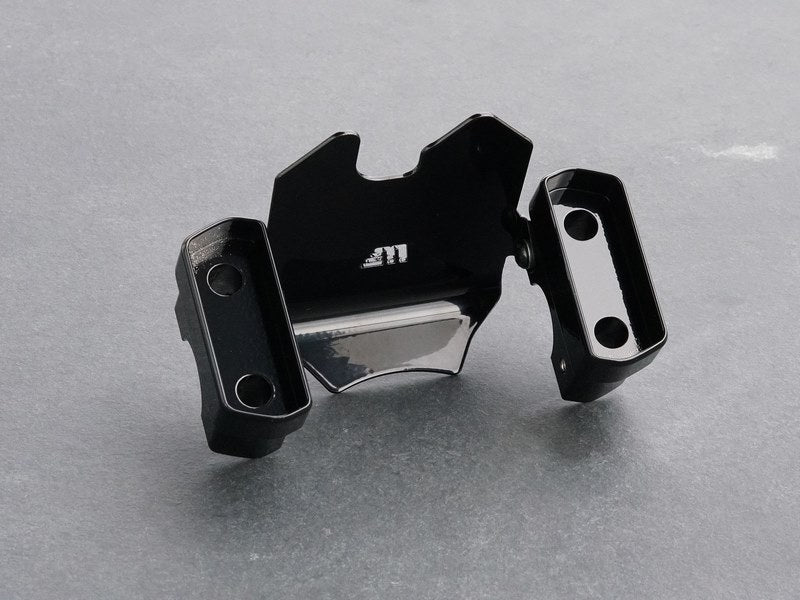 Wunderkind Handlebar riser 30 mm with cover steering head, Black shiny coated | 106743-F26