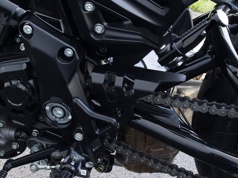 Wunderkind Cover chain guard 2 pieces, Black Semi Matt Coated | 106878-F28