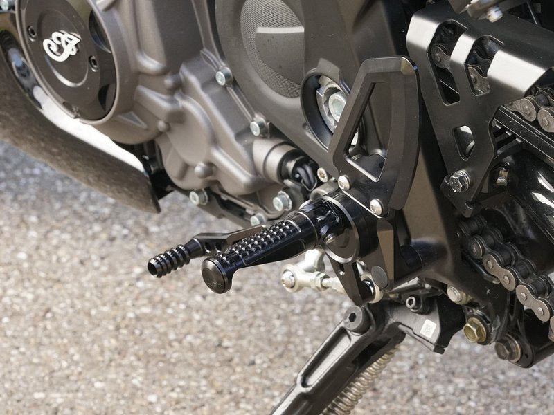 Wunderkind Foot rest system adjustable version Racing, Black | 106945-F15