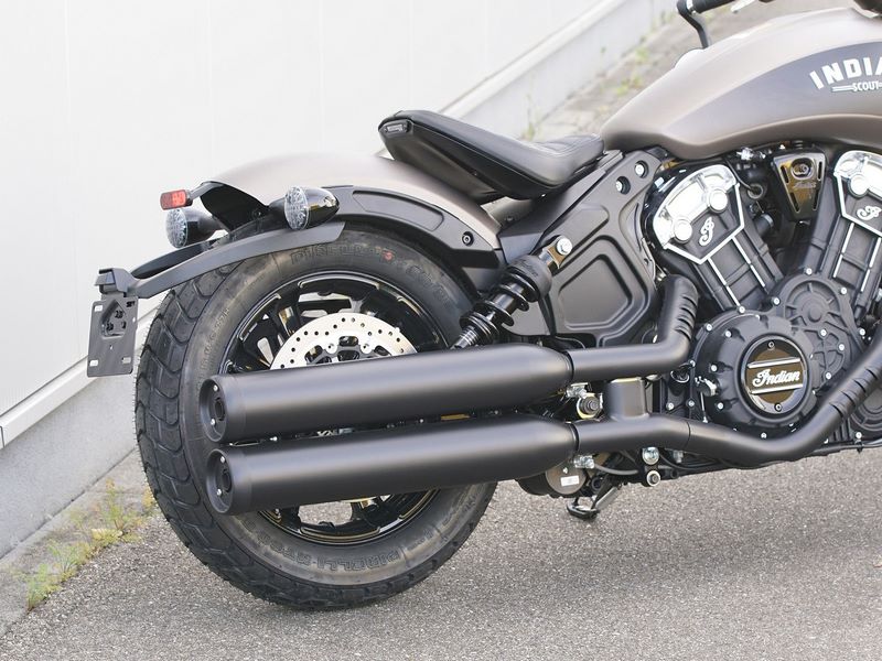 Wunderkind Adjustable Bobber seat incl. battery compartment cover, for original fender, Black | 106971-F15