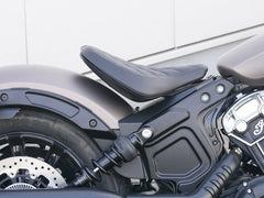 Wunderkind Adjustable Bobber seat incl. battery compartment cover, for original fender, Black | 106971-F15
