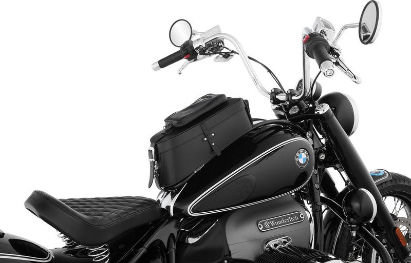 WUNDERLICH leather bag set CLASSIC for tank rails - black | 11850-000
