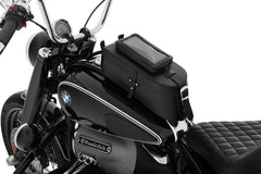 WUNDERLICH leather bag set CLASSIC for tank rails - black | 11850-000