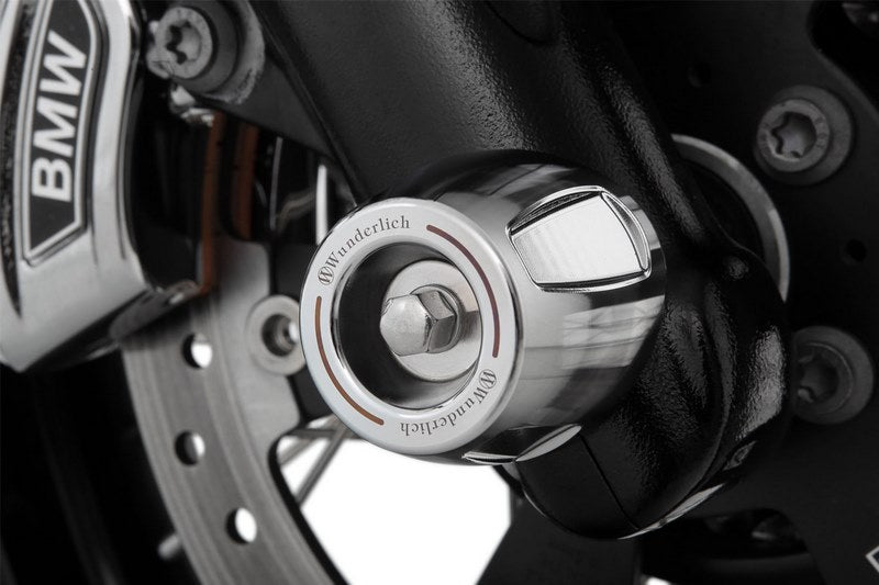 WUNDERLICH Sliders axle protection pads - front - chromed | 11890-000