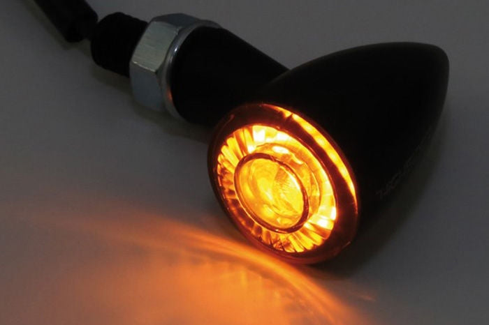 WUNDERLICH HIGHSIDER LED rear light, brake light, APOLLO BULLET indicator - Set - black | 18000-100