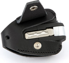WUNDERLICH R 18 key pouch - Genuine leather - black | 18050-002
