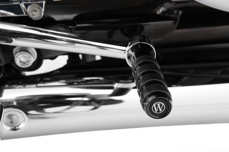 WUNDERLICH brake lever extension for models with footrests - black | 18200-102