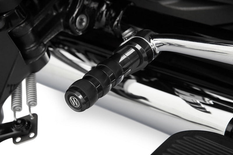 WUNDERLICH R 18 gear-shifter extension for models with kickboard - front - black | 18200-202