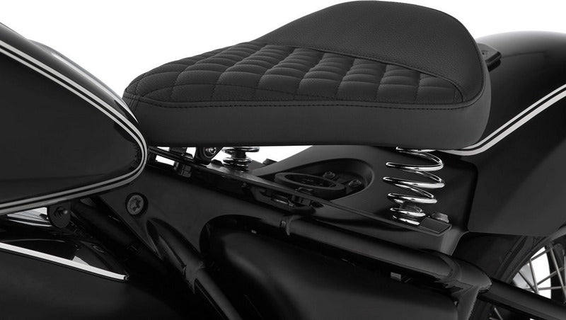 Wunderlich Swinging Saddle »RockBob« with original tail - Genuine leather - black | 18700-013