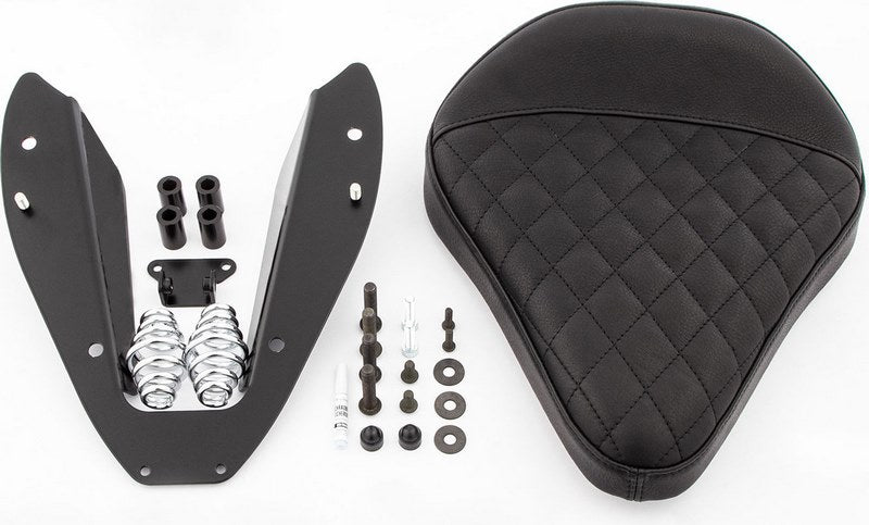 Wunderlich Swing saddle RockBob for Rear fender RockBob - Genuine leather - black | 18700-113