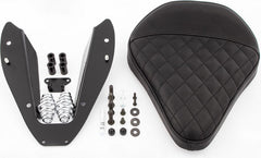 Wunderlich Swing saddle RockBob for Rear fender RockBob - Genuine leather - black | 18700-113