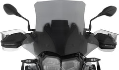 Wunderlich windshield»MARATHON« - Carrier long (160mm) - smoked grey | 20230-105