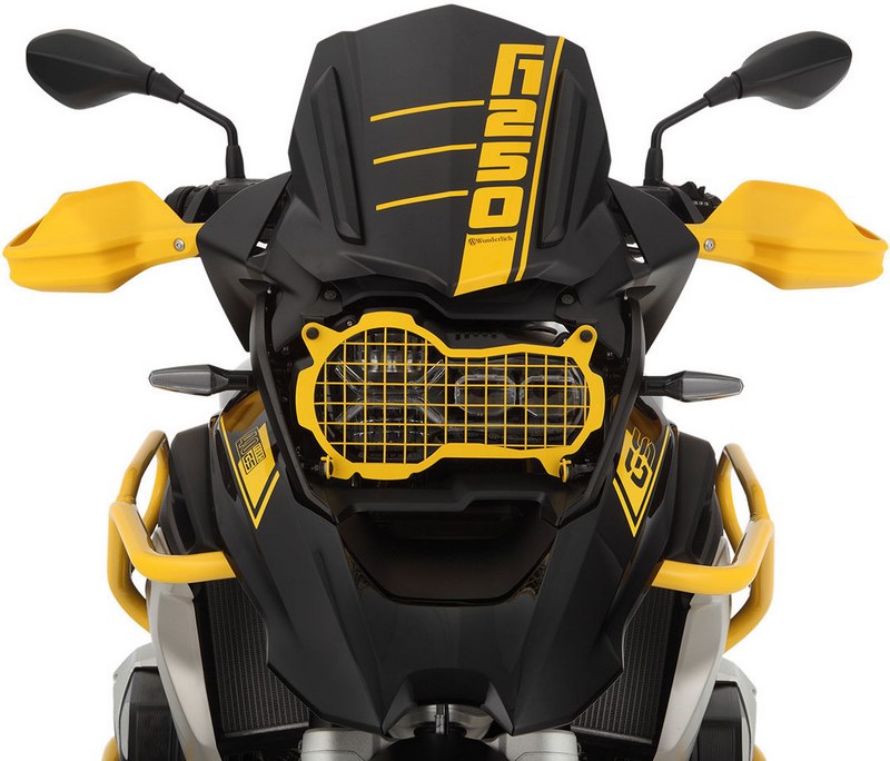 Wunderlich Headlight protector foldable - yellow | Edition 40 Years GS | 20420-409