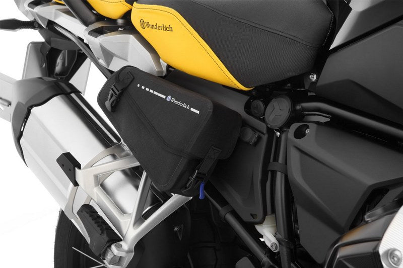 WUNDERLICH Frame cover (with opening for socket) and DRYBAG side bags - Set - black | 20800-802