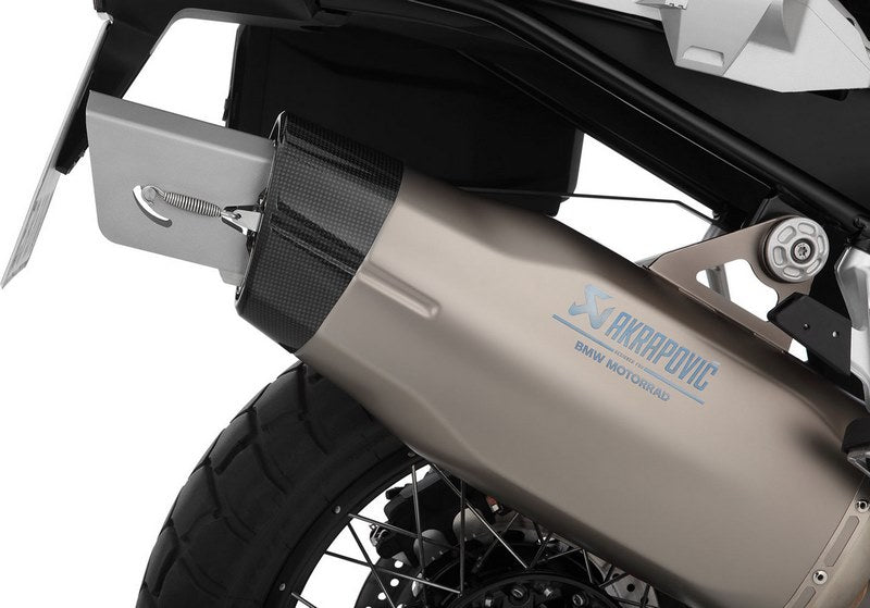 WUNDERLICH GONZZOO exhaust deflector for Akrapovic sports exhaust - stainless steel | 20881-100