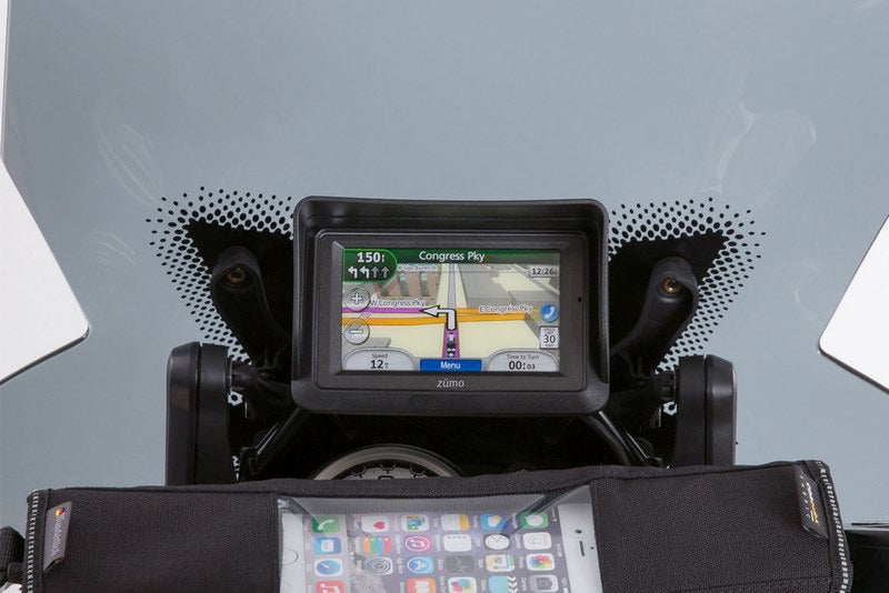 Wunderlich Device Glare Shield Bmw Navigator Iv + Garmin Zumo 660 - Black | 21070-102