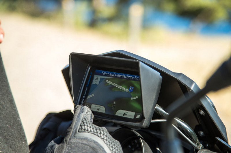Wunderlich Device Glare Shield Bmw Navigator Vi - Black | 21070-302