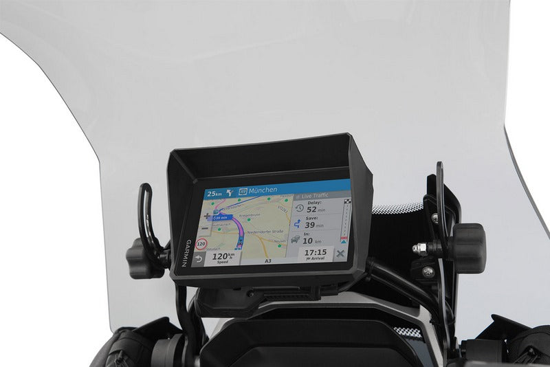 WUNDERLICH Device glare shield GARMIN Zumo XT - black | 21080-001
