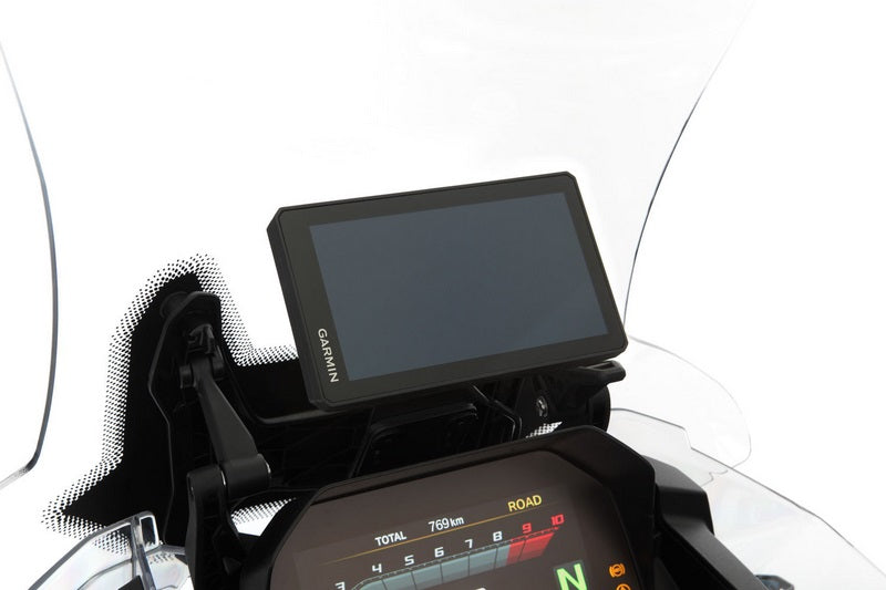 Wunderlich navigation security kit for Garmin Zumo XT - black | 21170-602