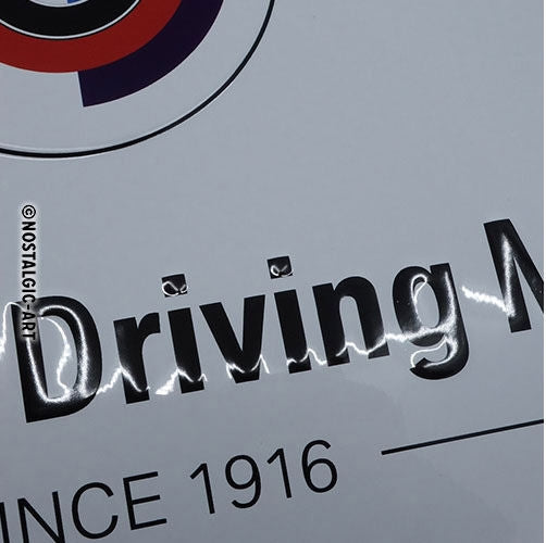 WUNDERLICH Metal sign BMW Logo Evolution 40 x 30 cm - Nostalgic Art | 25320-205