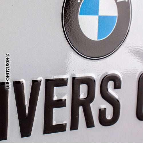 WUNDERLICH Metal sign BMW Drivers Only 20 x 10 cm - Nostalgic-Art | 25320-206