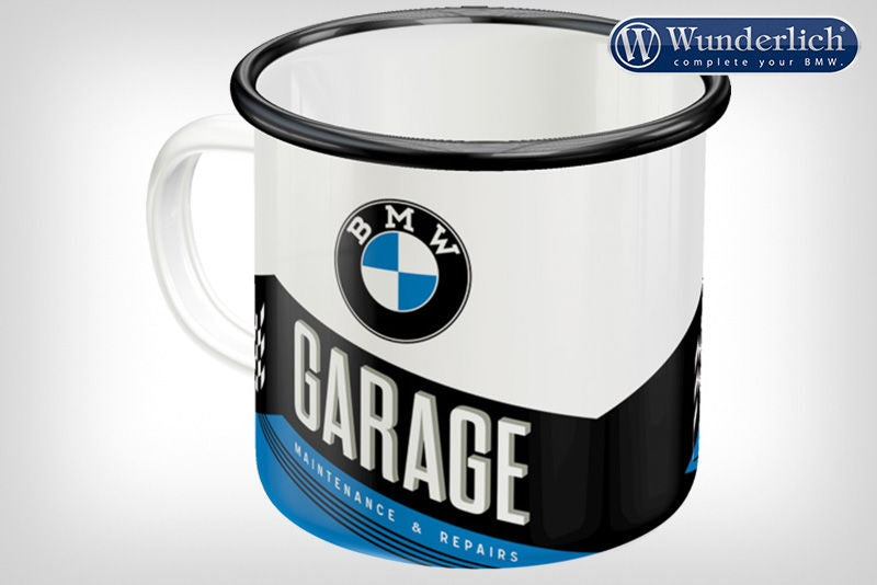 WUNDERLICH Enamel cup "GARAGE" from Nostalgic Art | 25320-510