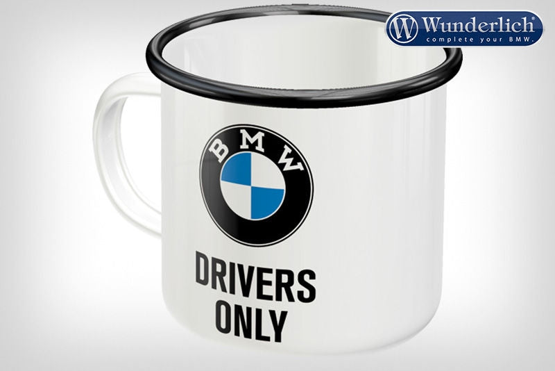 WUNDERLICH Enamel cup BMW Drivers Only from Nostalgic Art | 25320-530