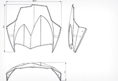 Wunderlich Windshield Flowjet - Black | 25590-002