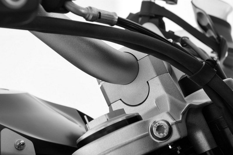 Wunderlich “Ergo” Handlebar Riser For Models Without A Bmw Sat Nav - Silver | 25800-101