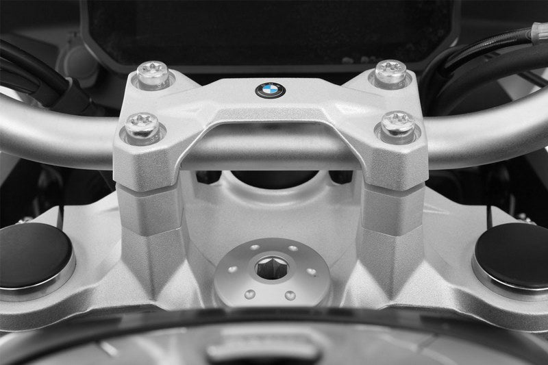 Wunderlich “Ergo” Handlebar Riser For Models Without A Bmw Sat Nav - Silver | 25803-001