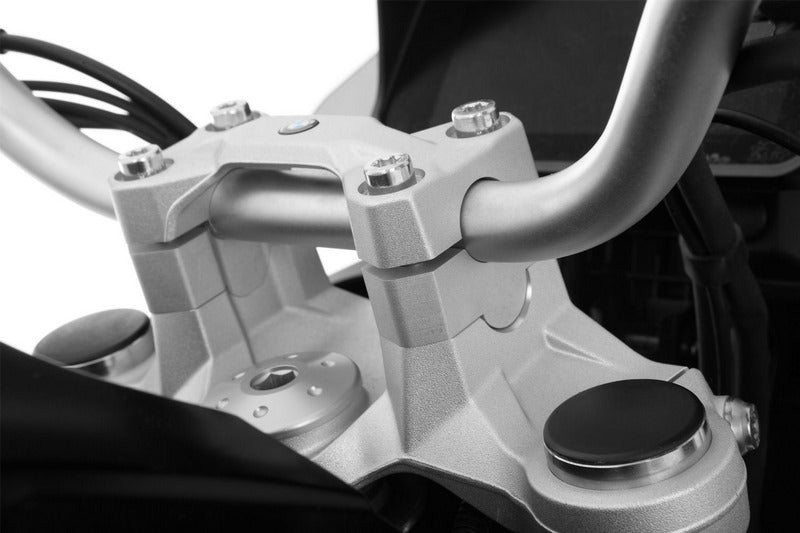 Wunderlich “Ergo” Handlebar Riser For Models Without A Bmw Sat Nav - Silver | 25803-001