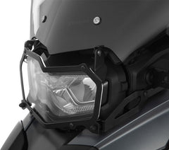 Wunderlich Headlight protector foldable »CLEAR« - With screen reinforcement bracket - black | 25851-302