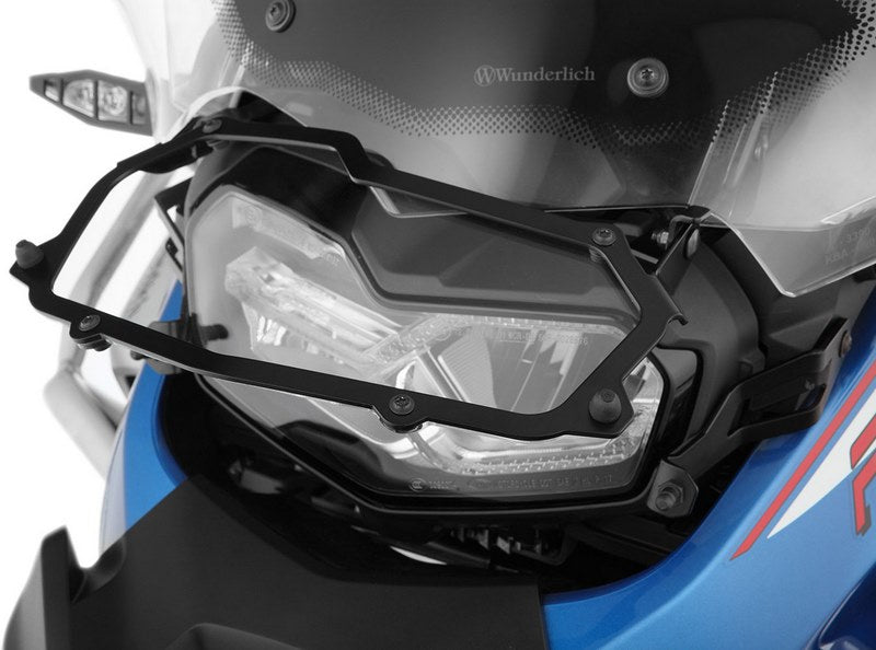 Wunderlich headlight protection grille, foldable,»CLEAR« for F 850 GS - black | 25858-102