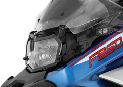 Wunderlich headlight protection grille, foldable,»CLEAR« for F 850 GS - black | 25858-102