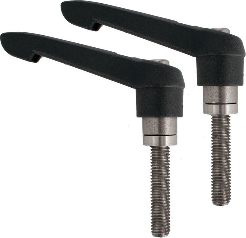 Wunderlich Quick Release Clamp Bolts - Black, Onli Without Handlebar Riser | 25870-000