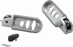 Wunderlich Lower Footrests Ergo Comfort, Silver | 25910-101