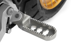 Wunderlich lower footrests »ERGO-COMFORT« - silver | 25910-301