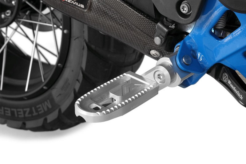 Wunderlich Vario Footrest Evo1 (Pair), Silver | 25911-001