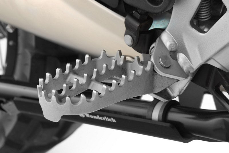 WUNDERLICH sleeve kit for EVO1 rider Vario footrest - silver | 25919-000