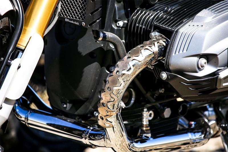 Wunderlich Header Pipe Protector - Silver | 26900-101