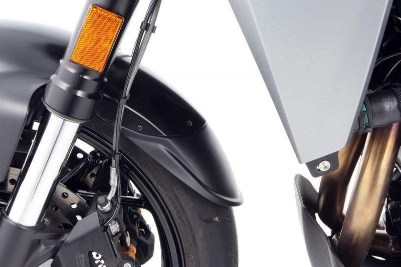 Wunderlich "EXTENDA FENDER" fender extension - front - black | 27810-500