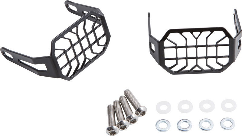 Wunderlich Grill To Fit Auxiliary Headlights Micro Flooter, Black | 28365-102