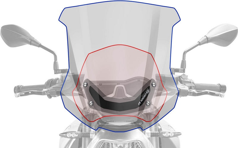 Wunderlich Windscreen R-Marathon - High, Smoked Grey | 30450-102