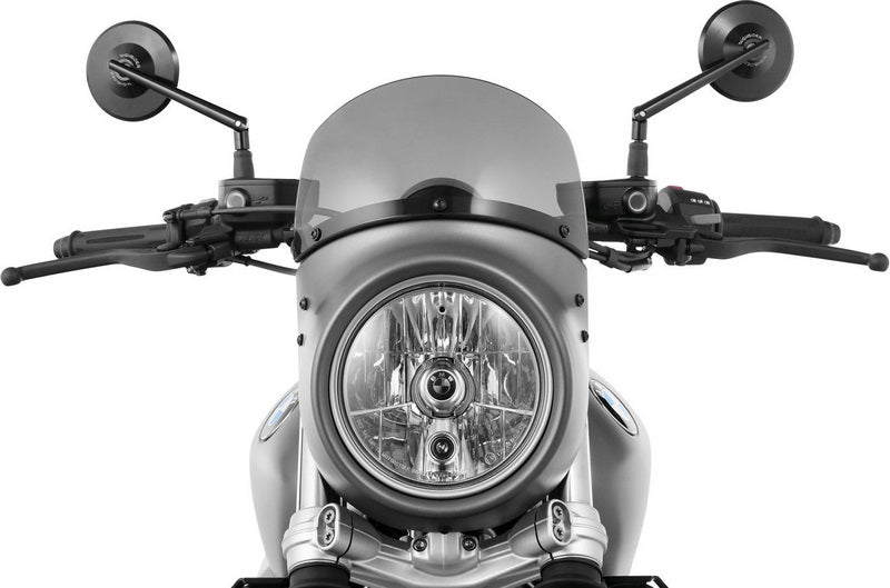 Wunderlich “Vintage” Windshield For “Vintage Tt” Light Screen, Smoked Grey | 30471-302