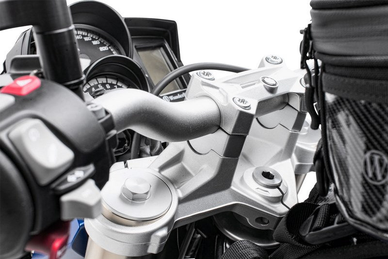 Wunderlich Handlebar Riser Abe Approved - 25Mm - Silver | 30990-101