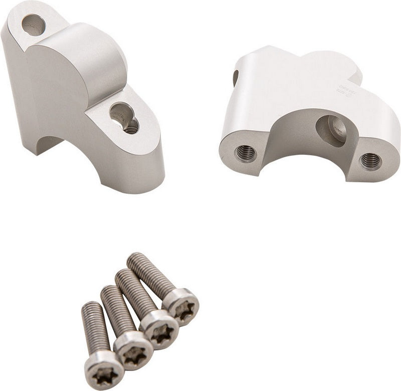 Wunderlich Handlebar Riser Ergo+ - Silver | 31000-301