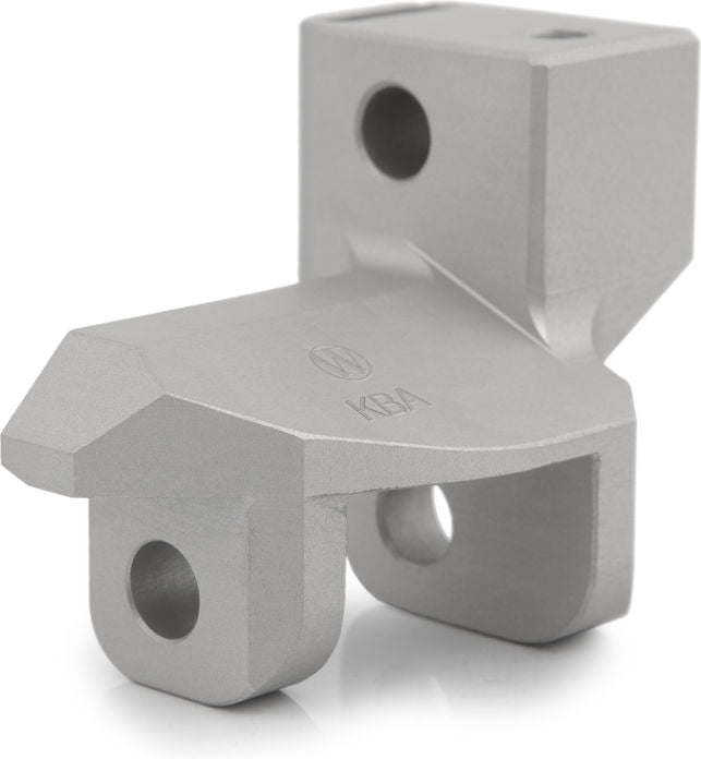 Wunderlich Footrest Lowering Rider - Silver | 31411-001