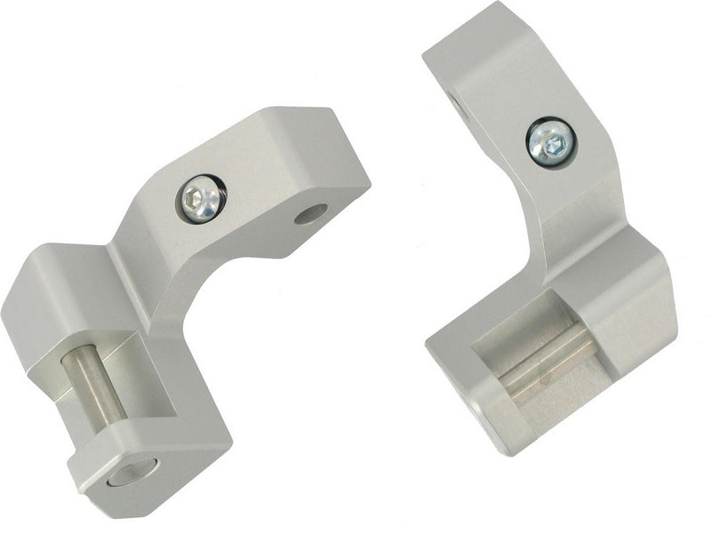Wunderlich Passenger Footrest Lowering - Silver | 31420-001