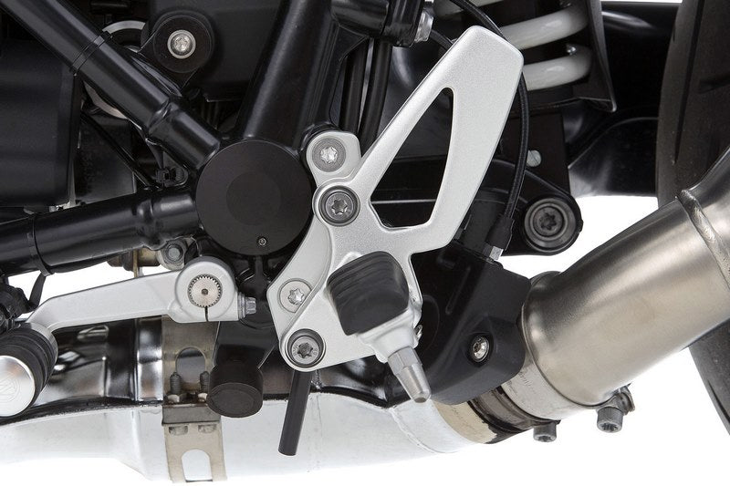 Wunderlich footrest lowering kit rider (Euro 5) - silver | 31430-801